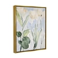 thumbnail image 2 of Stupell Industries Abstract White Flowers Leaves Watercolor Effect Brushstrokes Painting Metallic Gold Floating Framed Canvas Print Wall Art, Design by Lanie Loreth, 2 of 5