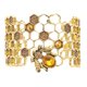thumbnail image 4 of Pulsera de abeja minimalista ajustable, brazalete abierto, joyería estética para la muñeca, para niñas y mujeres, accesorio de cumpleaños y Navidad., 4 of 5