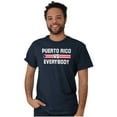 thumbnail image 4 of Puerto Rico VS Everybody PR Flag Men's Graphic T Shirt Tees Brisco Brands S, 4 of 4