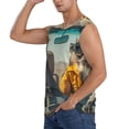 thumbnail image 3 of Balery Desert Monkeys Drive Camisetas sin mangas para hombre, absorbe la humedad y protege contra el mal olor.-Medium, 3 of 7