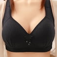thumbnail image 3 of Women Solid Middle Age And Elderly Bra Thin Plus Size Underwear Vest Comfortable Push Up Bra Women S Bras Low Back Bras for Women Womens Workout Sports Bra Womens Bras Comfortable Padded No Wire Bra, 3 of 3