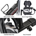 thumbnail image 4 of Segmart Cycling Bikes for Workouts, Indoor Stationary Cycling Bike, Smooth Belt Drive Exercise Bike with LCD Monitor, Bottle Holder, Adjustable Seat Bicycle for Home Cardio Gym Workout, L5398, 4 of 10