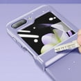thumbnail image 5 of Compatible with Samsung Galaxy Z Flip 5 Case with Screen Protector Hinge Protection Hard PC Shockproof Cover-Purple, 5 of 7