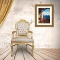 thumbnail image 3 of Wright, Elizabeth 25x32 Gold Ornate Wood Framed with Double Matting Museum Art Print Titled - Pergola in Capri, 3 of 4