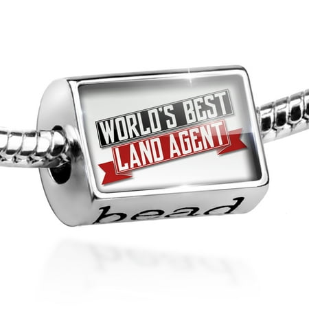 Bead Worlds Best Land Agent Charm Fits All European