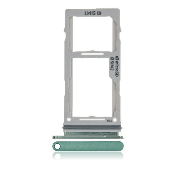 Replacement Dual Sim Card Tray Compatible For Samsung Galaxy S10 / S10 Plus / S10E (Green)
