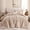 Linen, variant on Fluffy Comforter Set Queen Size - Soft & Fuzzy Faux Fur Comforter, Ultra Plush White Comforter with Flannel Back, Warm Yet Lightweight Cozy Bedding Set
