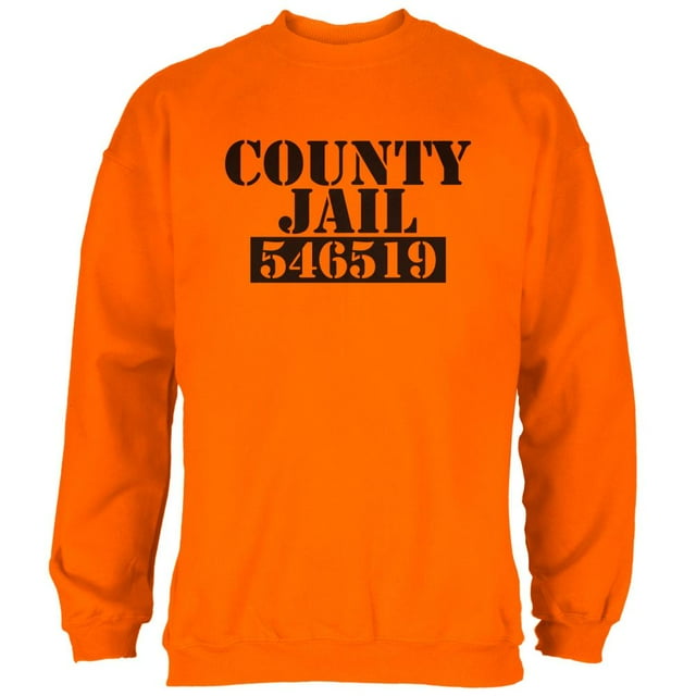 Halloween Prison du Comté Costume Inmate Chandail pour Hommes