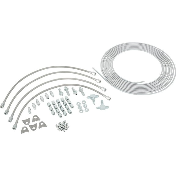 Universal Mild Steel -3 AN Complete Brake Line Kit