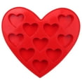thumbnail image 5 of 2 Pack Heart Shape Silicone Cake Mold, 10 Cavity Candy and Chocolate Mold, Food Grade Flexible Baking Mold for Desserts, Gummies, Ice Cubes, Valentine DIY Treats, 5 of 7