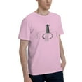 thumbnail image 2 of Acoustic Guitar Men'S Basic Short Sleeve T-Shirt Pink 3x-Large, 2 of 5