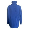 thumbnail image 3 of Blue Womens Tops Women's 2023 Winter Sweaters Oversized Turtleneck Long Sleeve Chunky Knitted Tunic Pullover Tops Fall Outfits for Women 2025, 3 of 4