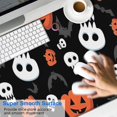 thumbnail image 2 of Long Mouse Pads for Desk,Black Halloween Pumpkin Faces Desk Mats on Top Of Desks, Desk Mouse Pad Extra Large with 3mm Non-Slip Base and Stitched Edge for Gaming,Office,Work,Home 47.3"x23.6", 2 of 6
