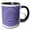 Black/White, variant on 3drose, Gradient Geometrical Colorful Abstract Concentric Circle Background, 11oz Mug