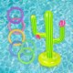 thumbnail image 5 of Juego de lanzamiento de anillos inflables para niños y adultos juego Ehuebsd de Cactus inflable juego de deportes acuáticos diversión juguetes interactivos, 5 of 8