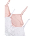 thumbnail image 2 of Wonder Nation Girls' Seamless Ruched Recycled Bra, 2-Pack, Sizes XS-2XL, 2 of 4