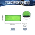 thumbnail image 2 of 2 Pcs Rectangle Rear Reflectors, Safety Reflective Warning Reflector Green, 2 of 7