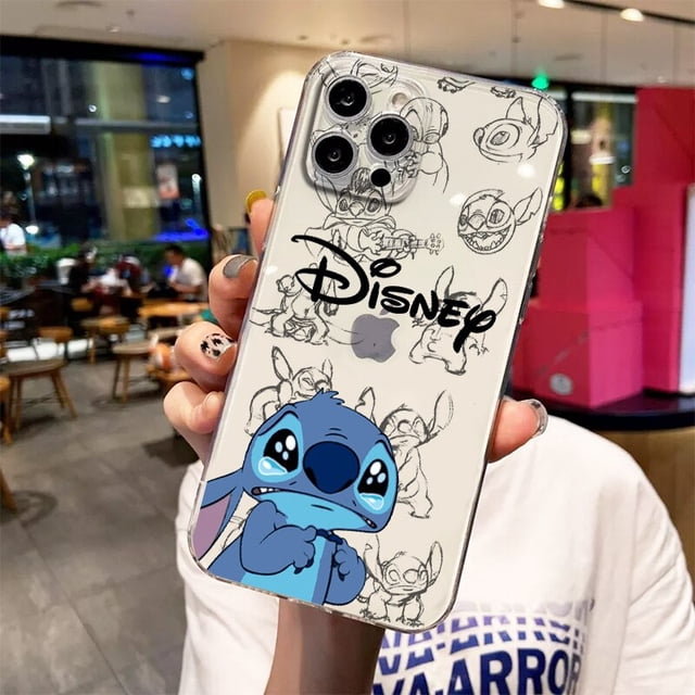 Stitch Baby-funda de teléfono transparente para Apple, carcasa bonita para iPhone 14, 13, 12, 11 Mini, XS, XR, X Pro MAX, 8, 7, 6 Plus, SE 2020 Fivean unisex