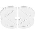 thumbnail image 2 of 30"OD x 4"ID x 12"C x 1"P Charlotte Architectural Grade PVC Contemporary Ceiling Medallion, Two Piece, 2 of 11