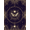 Purple Gold, Pattern 4, variant on ODIKA Gothic Mystical Tarot Whimsical Round Witchy Motif Moth Shaped Refined for Home Office, Gaming Room, Under Desk, Non-Slip Chair-Friendly