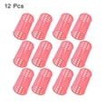 thumbnail image 2 of Women Plastic DIY Hairdressing Hairstyle Roller Curlers Clips Pink 12pcs, 2 of 5