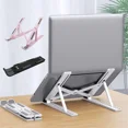 thumbnail image 2 of Support d'Ordinateur Portable Pliable et Réglable pour Plusieurs Modèles avec Base en ABS, 2 of 7