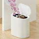 thumbnail image 5 of Bote de basura de plástico con tapa a presión para inodoro Bote de basura para inodoro doméstico Bote de basura para oficina Bote de basura de plástico, 5 of 7
