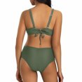 thumbnail image 4 of Lopeceal Women's Two Piece High Waisted Bikini Set Tummy Control Swimsuit Full Coverage Bathing Suit, 4 of 6