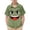 A254 Army Green, variant on Toddler Boys Funny Graphic Camp Shirt Crazy Laughing Face Print Short Sleeve Button Up Tops Casual Summer Playwear Comfy Novelty Clothes For Kids Holiday Outfit