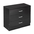 thumbnail image 6 of 3 Drawers Dresser for Bedroom, Small Dresser Chest with Drawers, Modern Nightstand, Dressers for Living Room, Hallway, Closet, Nursery, Black, 6 of 9