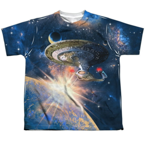 Star Trek - Next Generation Enterprise - Youth Short Sleeve Shirt - X-Large