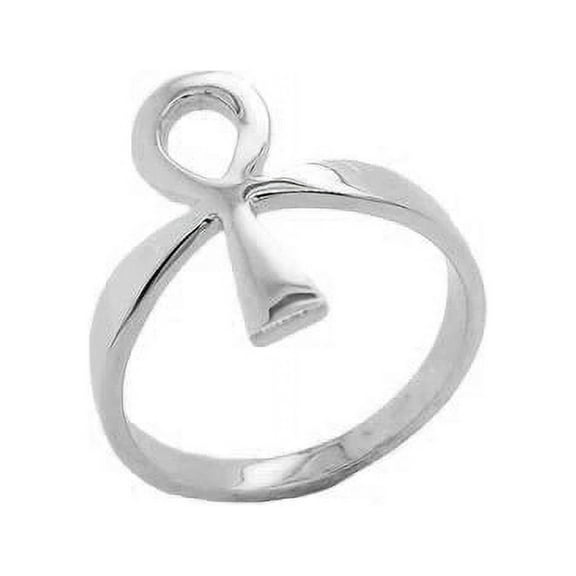 Ankh Key of Life Ring in Sterling Silver
