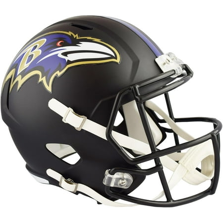 Riddell Baltimore Ravens Black Matte Alternate Speed Full-Size Replica Football Helmet