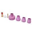 thumbnail image 2 of ESTINK TIG Welding Accessory Kit,Welding Collet,7Pcs TIG Welding Accessory Ceramic Nozzle Collet Gas Lens Cup Gasket For WP17/18/26, 2 of 8