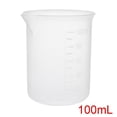 thumbnail image 2 of Unique Bargains 3pcs Measuring Cup Labs PP Plastic Graduated Beakers 100ml, 2 of 6