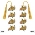 thumbnail image 2 of Kdxio Thanksgiving Truck Print Metal Tassel Bookmarks,Perfect Gift for Art Lovers and Bookworms Metal Bookmarks for Women, 2 of 8