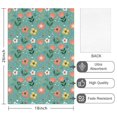 thumbnail image 2 of 6 Pcs Pioneer Flower Floral Print Pattern Kitchen Towels, Funny Microfiber Dish Towel Set, 18" X 26" Tea Towels, 2 of 6