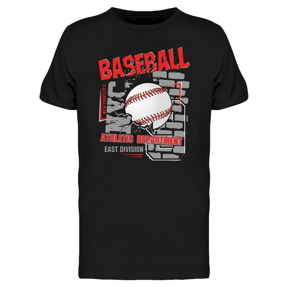 Baseball Sport Original Design  T-Shirt Men -Image by Shutterstock, Male Small