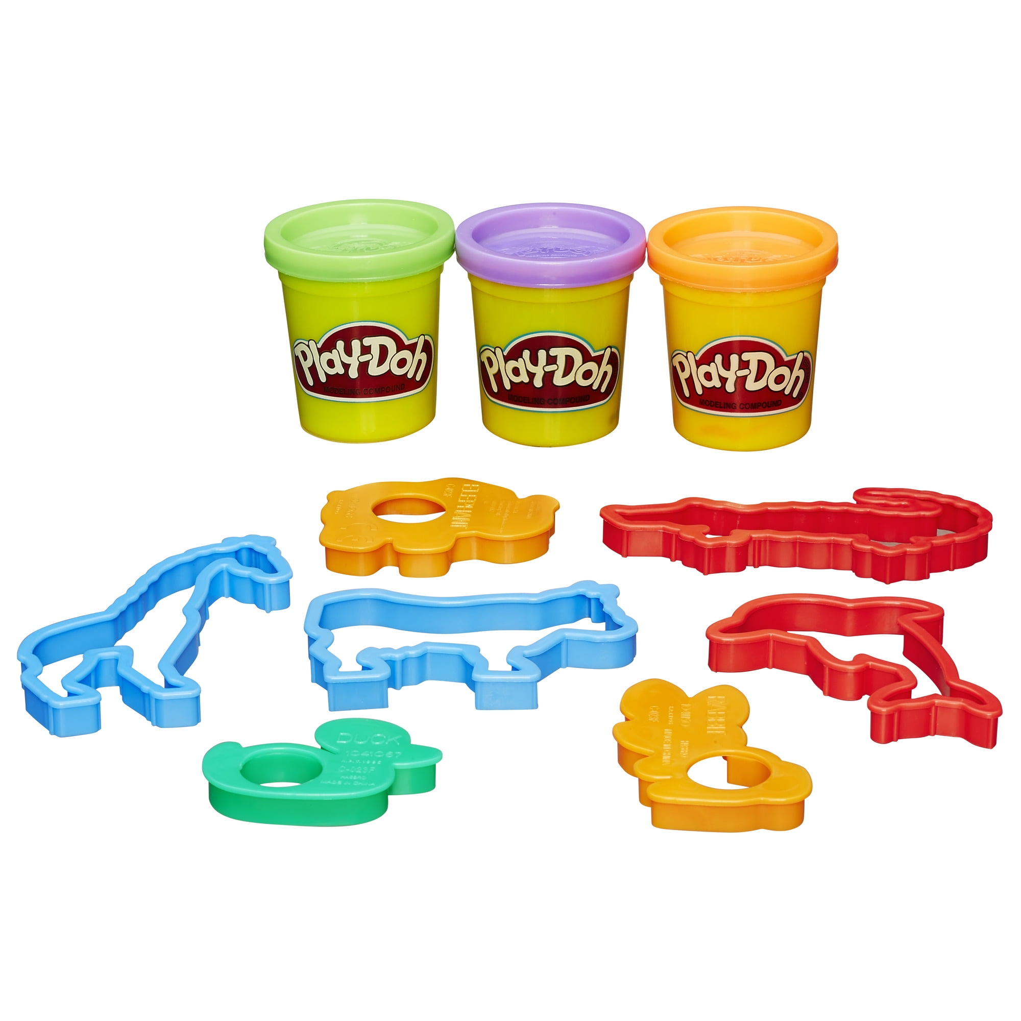 8 Cans-32 Oz Play-Doh HASB5517BAMZ 4-Pack of Colors Gift Set Bundle 