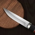 thumbnail image 6 of Plys Paring Knife with Sheath 3 Inch Fixed-Blade Stainless Steel Blade Knives Ergonomic Wood Handle for Hunting Outdoor Sports, 6 of 8