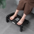 thumbnail image 1 of USHOBE 1Pc Comfortable Foot Support Stool Black with Massage Dots for Home Salon, 1 of 8
