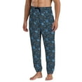 thumbnail image 4 of Sweatpants for Men - Winter Blue Forest Deer Adjustable Elastic Band Mens Joggers With Pockets, Athletic Workout Gym Casual Track Pants for Men, 4 of 7