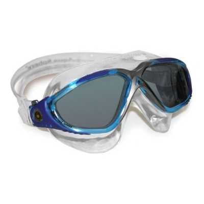 - Aqua Sphere Vista Swim Mask, Trans/Aqua/Blue/Gray, Smoke
