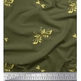 thumbnail image 1 of Soimoi Cotton Cambric Fabric Swirl & Honeycomb Design Geometric Fabric Prints By Yard 56 Inch Wide, 1 of 1
