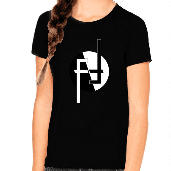 Retro Vintage Graphic Tees for GIRLS YOUTH - KIDS Abstract Novelty Graphic T-Shirts with Cool Designs