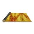 thumbnail image 2 of Ahgly Company Indoor Square Abstract Yellow Modern Area Rugs, 8' Square, 2 of 4