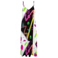 thumbnail image 5 of Happy Neon Robe de Soirée Sans Manches Design Memphis Milano des Années 80 Robes de Mariage pour Fêtes Robe d'Été Femme 2024, 5 of 5