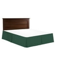 thumbnail image 4 of Nestl Easy Fit 14” inch Tailored Drop Pleated Microfiber Bed Skirt Dust Ruffle, Twin, Hunter Green, 4 of 4