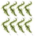 thumbnail image 3 of 8PCS Carp Fishing Tied Hair Rigs Nylon Green Grass Line Combination Barbed Hooks2#, 3 of 17