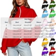 thumbnail image 4 of Akmaiox Sweatshirt for Women,Half Zip up Long Sleeve Color Block Pullover Tops, Oversized Casual Fall Streetwear Loungewear S-2XL, 4 of 9